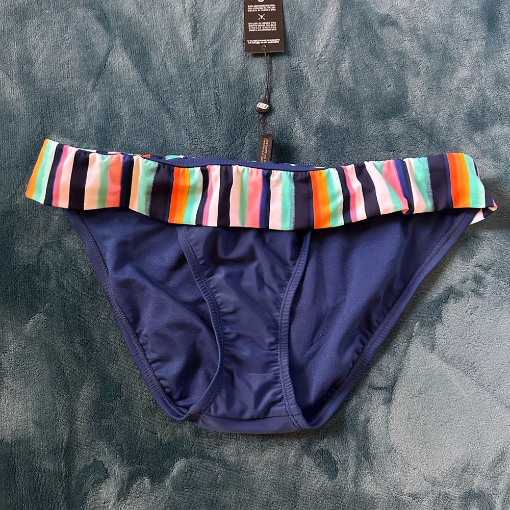 Skechers Multicolor Striped Bikini Bottom